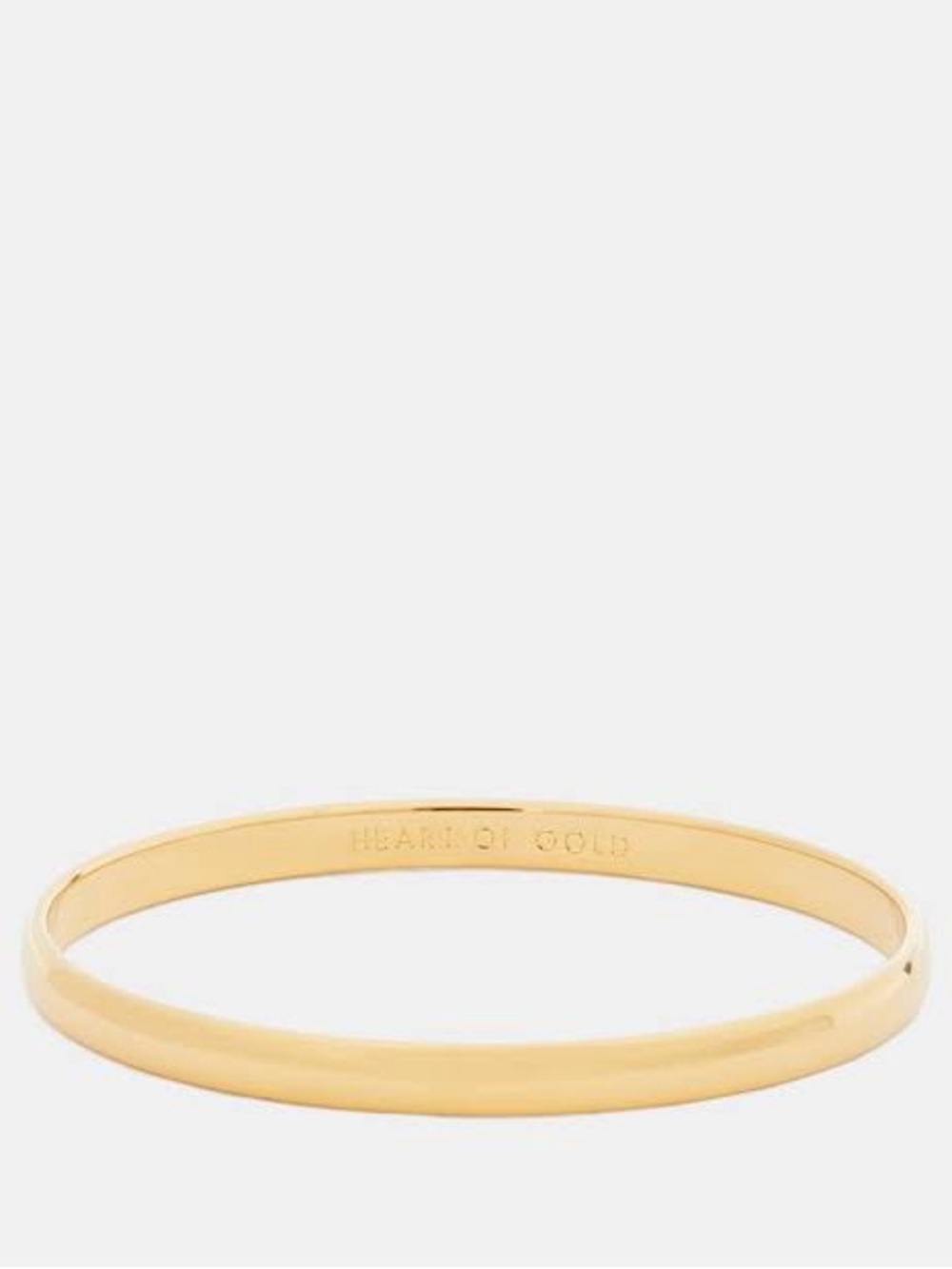 kate spade gold-tone 'Heart of Gold' Slim Bangle Bracelet